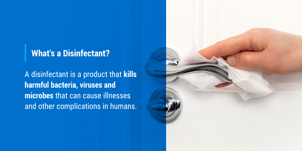 What's a disinfectant?