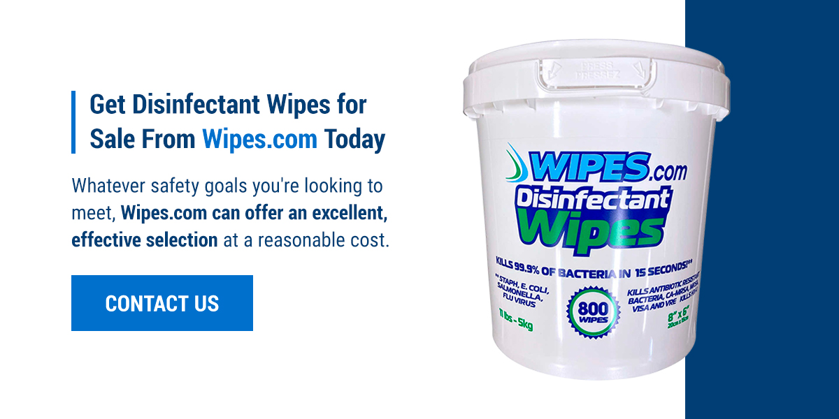 Get disinfectant wipes