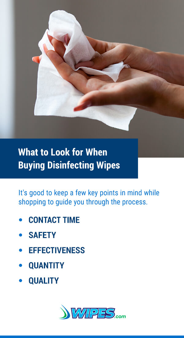 What To Look For When Buying Disinfecting Wipes Infographic